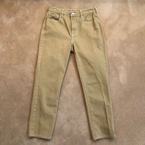 PacSun tan mom pants